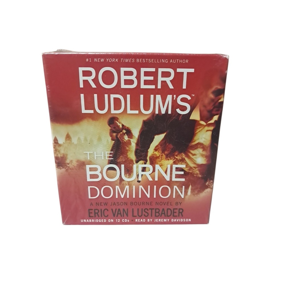 Audio Book Jason Bourne Series Bourne Dominion 12 CD Robert Ludlum & Lustbader